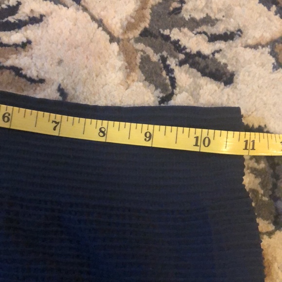 Bcbgeneration blue ribbed pencil skirt with mesh - Picture 7 of 7